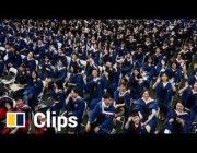حفل تخرج جماعي لآلاف الطلاب دون كمامات في ووهان الصينية