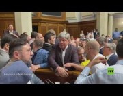 شجار جديد في البرلمان الأوكراني