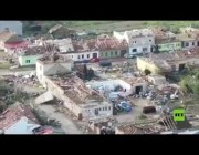 لقطات جوية لأضرار جسيمة إثر إعصار عنيف ضرب جمهورية التشيك