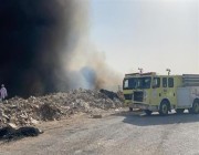 “الدفاع المدني” يباشر حريقًا محدودًا في حشائش بأحد أودية الرياض
