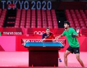 لاعب كرة الطاولة علي الخضراوي يودّع أولمبياد طوكيو (صور)