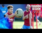 برشلونة يواصل الاستعداد للموسم الجديد بدون ميسي