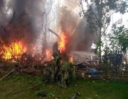 تحطم طائرة عسكرية تقل 85 شخصا في الفلبين