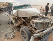 حادثان جماعيان على طريق مهد الذهب السويرقية بسبب الغبار