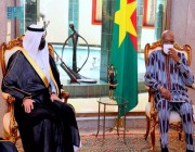 رئيس بوركينا فاسو يستقبل سفير خادم الحرمين الشريفين