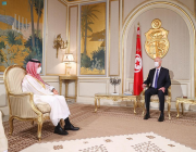 رئيس تونس يستقبل وزير الخارجية  ويثمن وقوف المملكة الدائم مع بلاده