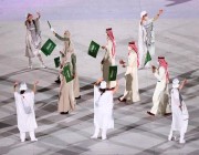 صور.. لحظة دخول الوفد السعودي لحفل افتتاح أولمبياد طوكيو