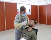 مسحة طبية لـ”الفيصلي” قبل مباراة “الأهلي” (صور)
