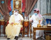 أمير الرياض بالنيابة يعزّي “البلطان” في وفاة والدته (صور)