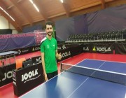 “الخضراوي” يتأهل لدور الثمانية ببطولة التشيك الدولية لتنس الطاولة