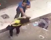 سيدة مصرية تصفع متحرشاً وسط الشارع وتلقنه درساً