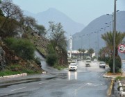 أمطار على منطقة الباحة