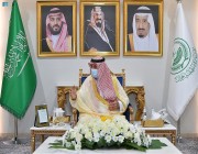 الأمير جلوي بن عبدالعزيز يستقبل قائد قوة نجران ومساعده