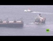 انشطار سفينة إلى جزأين بعد جنوحها في بحر اليابان
