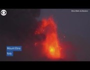 ثوران بركان “إتنا” في إيطاليا