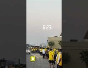 جماهير “النصر” أمام بوابات مرسول بارك استعدادًا لمباراة “التعاون”
