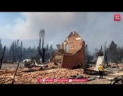 حريق هائل يدمر بلدة تاريخية في كاليفورنيا