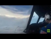 طائرة أرصاد أمريكية توثق مشاهد من داخل عين إعصار “آيدا”