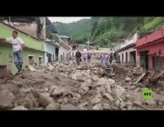 فيضانات تحدث دماراً بإحدى المدن الفنزويلية وتقتـل 20 شخصاً
