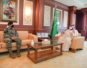 نائب أمير منطقة جازان يلتقي قائد قوة الأفواج الأمنية بالمنطقة