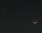 فلكية جدة: رصد هلال القمر المتناقص مقترنًا بالتوأمين في سماء المملكة