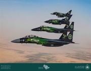 شاهد.. “القوات الجوية” تبدأ أولى مشاركاتها في احتفالات اليوم الوطني بعروض في جدة والطائف
