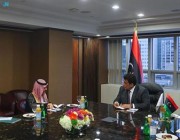 رئيس المجلس الانتقالي الليبي يستقبل الأمير فيصل بن فرحان في نيويورك