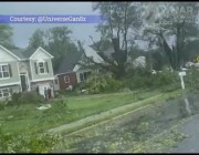 آثار إعصار إيدا في أنابوليس الأمريكية