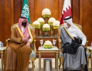الأمير عبدالعزيز بن سعود يعقد جلسة مباحثات رسمية مع رئيس مجلس الوزراء وزير الداخلية بدولة قطر