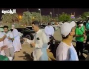 الأهازيج السعودية قبل انطلاق مباراة المنتخب الوطني ونظيره العماني