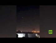 اللحظات الأولى لهجوم الطائرات المسيرة على مطار أربيل