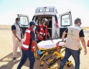 الهلال الأحمر بتبوك ينفذ فرضية لإنقاذ مصابين في حادث مروري (صور)