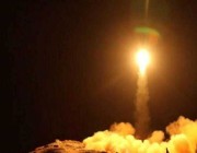 لحظة اعتراض صاروخ حوثي أطلق تجاه نجران (فيديو)
