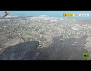 لقطات جوية ترصد تدفقاً مدمراً لنهر الحمم البركانية في جزر الكناري الإسبانية