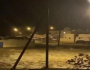 شاهد.. لحظة اجتياح إعصار شاهين شوارع العاصمة العمانية