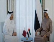 ولي عهد أبو ظبي يستقبل وزير الخارجية القطري ويبحثان سبل تعزيز العلاقات بين البلدين