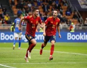 إسبانيا تتأهل لنصف نهائي دوري أمم أوروبا بثنائية أمام إيطاليا (فيديو وصور)