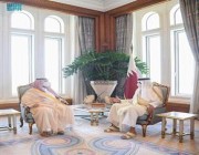الشيخ تميم بن حمد يستقبل الأمير تركي بن محمد بن فهد