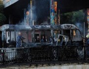 13 قتيلاً في تفجير استهدف حافلة عسكرية في دمشق