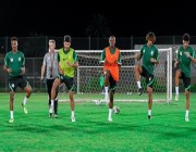 “الأخضر الأولمبي” يدشن تدريباته استعداداً لتصفيات كأس آسيا (صور)