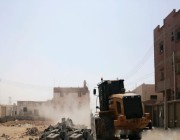 “أمانة جدة”: إزالة تعديات على أراضي حكومية بمساحة 7600م2 بنطاق بريمان