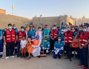 أمانة جدة تنفذ مبادرة تنظيف حي الفضيلة بمشاركة الهلال الأحمر و50 متطوعا