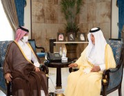 أمير منطقة مكة يستقبل القنصل العام لدولة قطر