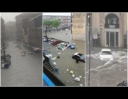 شوارع مدينة كاتانيا الإيطالية تتحول لأنهار بحيرات بسبب عاصفة “ميديكان”