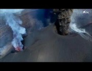 صور جوية تظهر تأثيرات بركان لابالما