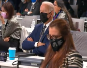 شاهد.. بايدن “ينام” في مؤتمر الأمم المتحدة لتغير المناخ لعام 2021