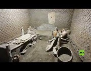 اكتشاف غرفة مخصصة للعبيد في مدينة رومانية دمرها بركان قبل ألفي عام