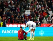 رد فعل وحسرة رونالدو بعد خسارة البرتغال أمام صربيا بتصفيات كأس العالم 2022
