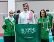 ثنائي المنتخب السعودي يتوج ببرونزية كأس العرب للريشة الطائرة
