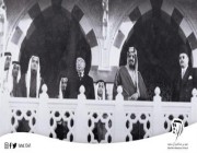 صورة نادرة للملك فهد في شبابه برفقة والده المؤسس مع الملك فاروق